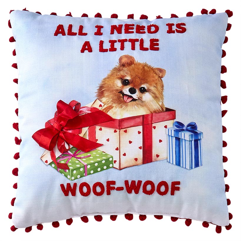 Summertime Pet Embroidered Decorative Pillow - Image 8