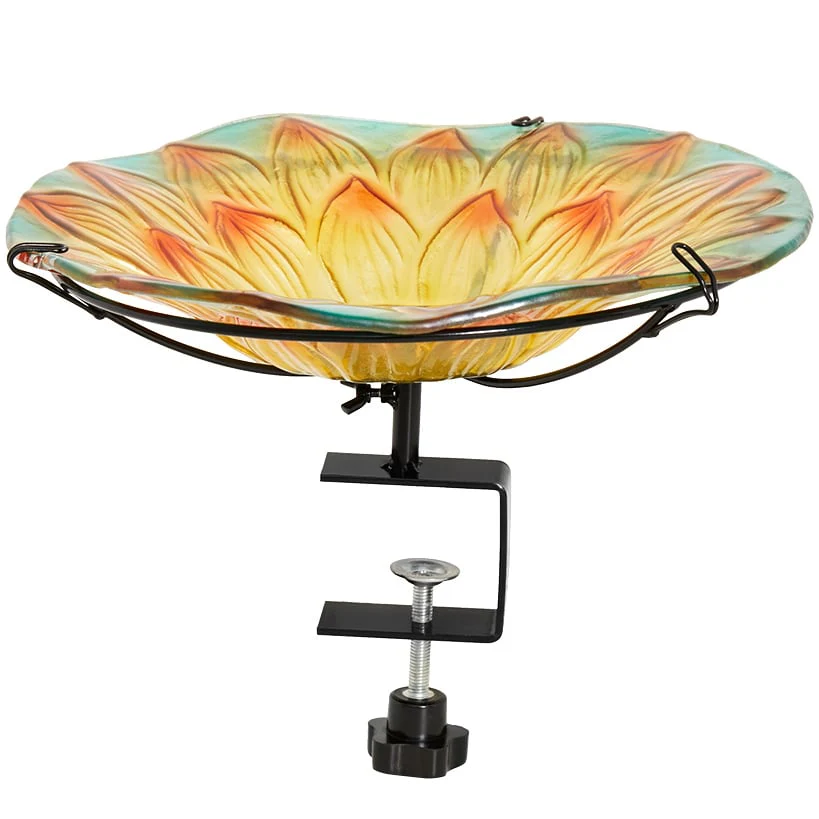 Sunflower Birdbath Or Feeder - Deck Mounted - Image 3
