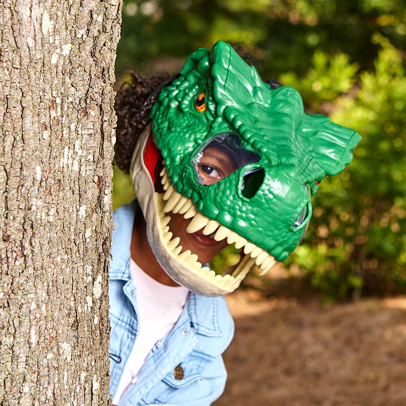 T-Rex Dinosaur Mask With Growling And Snarling Realistic Sound Effects - Image 3