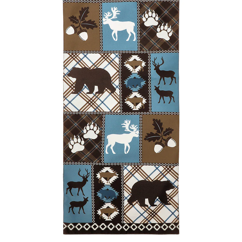 Table Runner or Set of 4 Placemats, Moose Lodge - Image 6