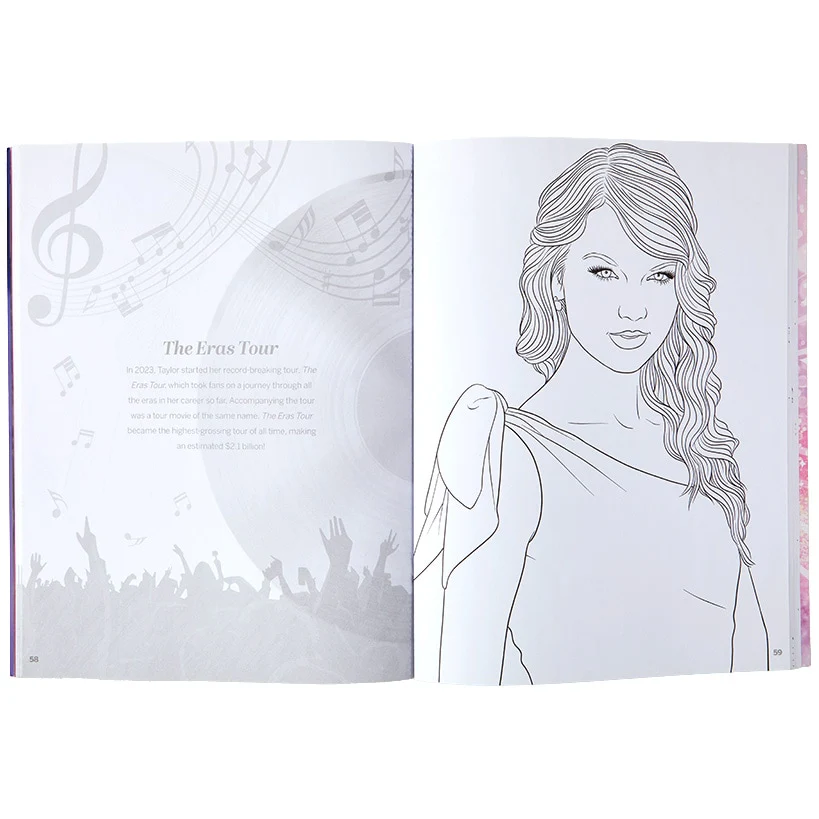 Taylor Swift Forever Coloring and Activity Book - Quizzes Puzzles Photos - Image 2