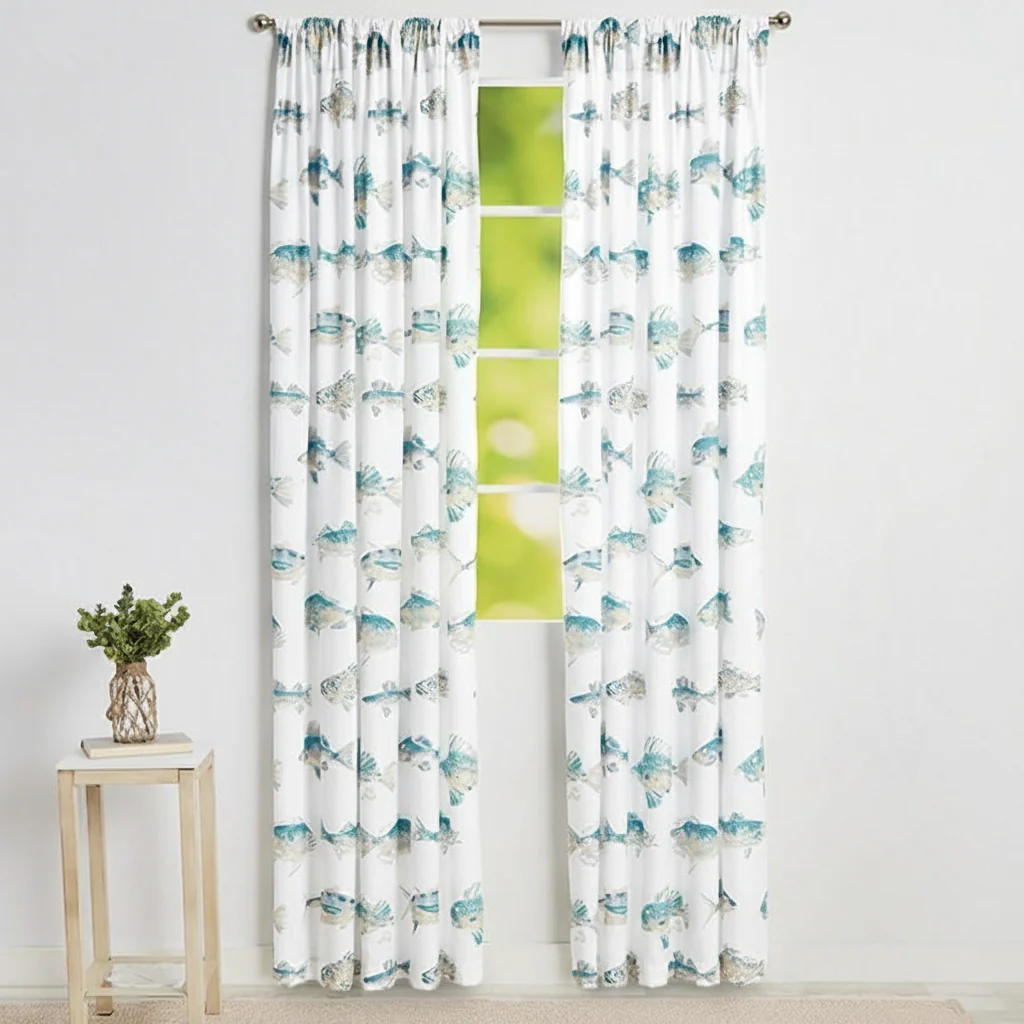 Tisa Fish Window Panel 50" x 63" or 50" x 84"