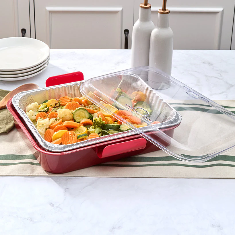 Travel Casserole Carrier With 1 Disposable Foil Dish - Image 4