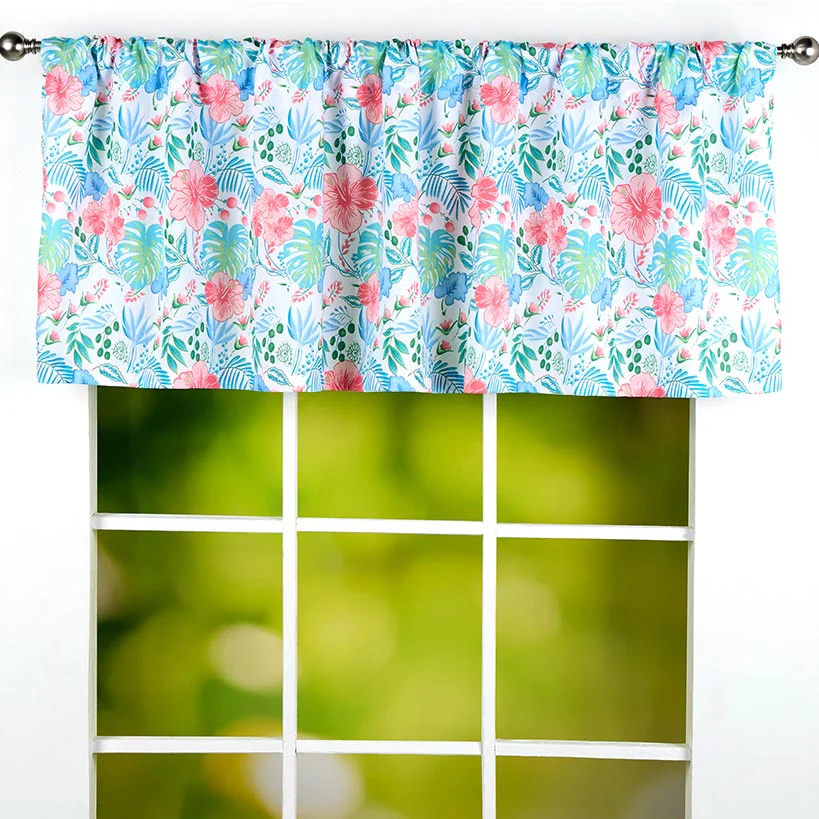 Tropical Garden Shower Curtain, Bath Rug, Hand Towels, Valance, or Hooks - Image 8