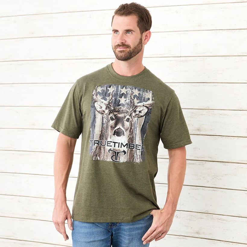 True Timber Americana Men's Short Sleeve Graphic T-Shirt - Image 5