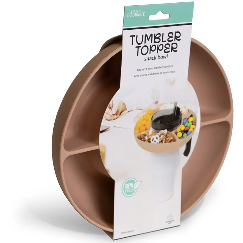 Tumbler Topper Divided Snack Bowl - Image 2