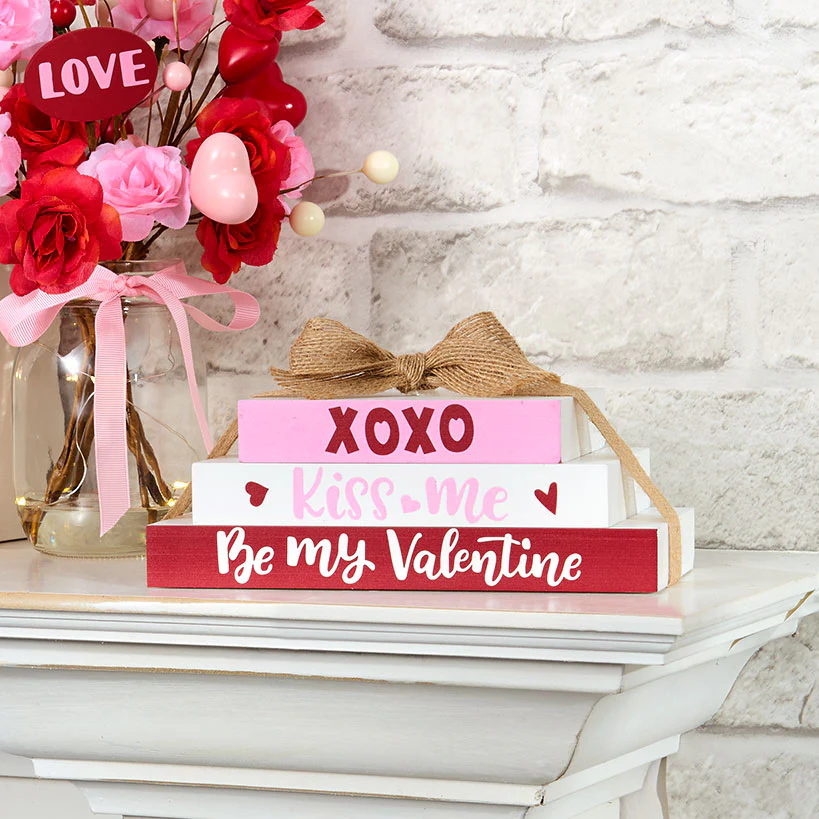 Two-in-One Valentine's and St Patrick's Stacked Block Sign Décor - Image 3