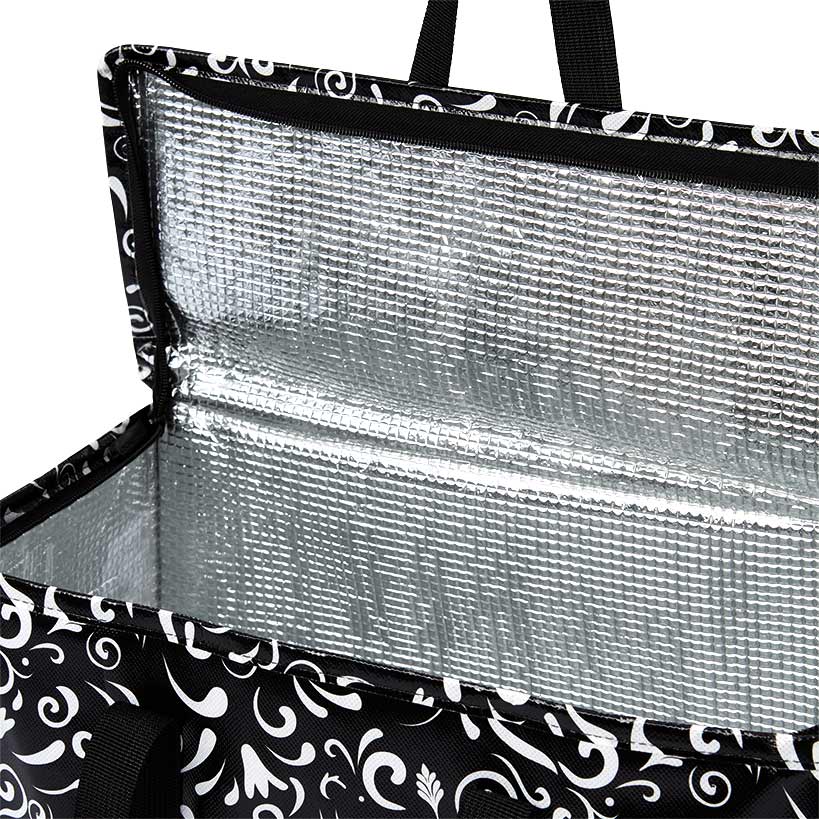 Two Lumps of Sugar Insulated Shopping Bag Foldable Reusable Cooler Tote - Image 3