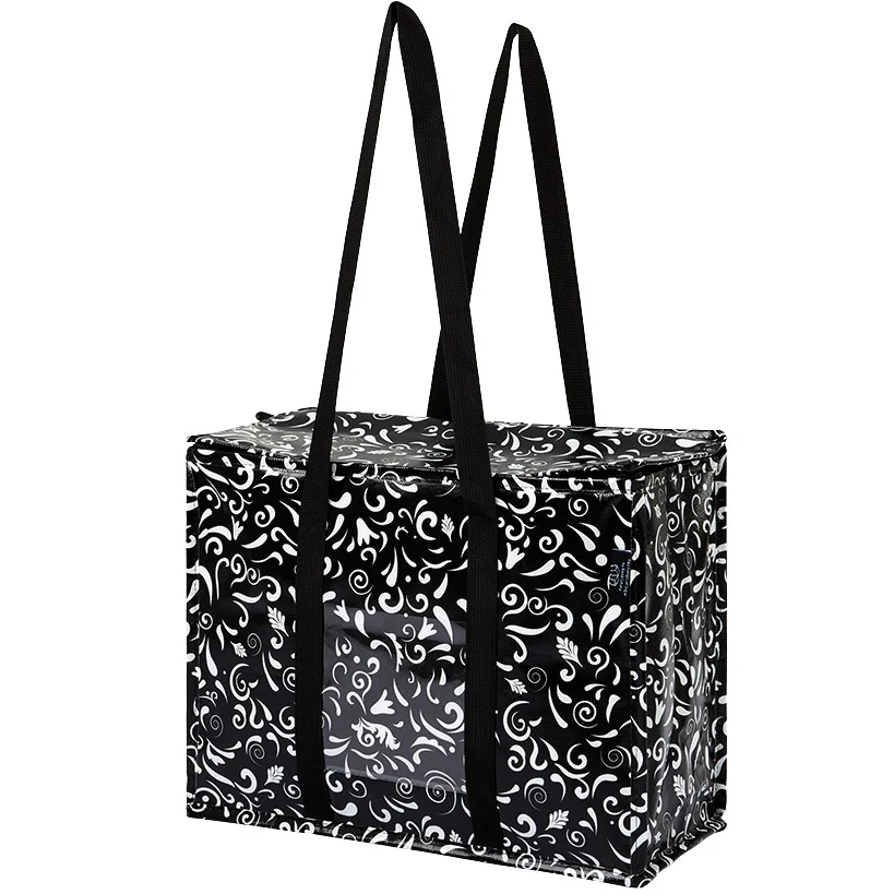 Two Lumps of Sugar Insulated Shopping Bag Foldable Reusable Cooler Tote - Image 4
