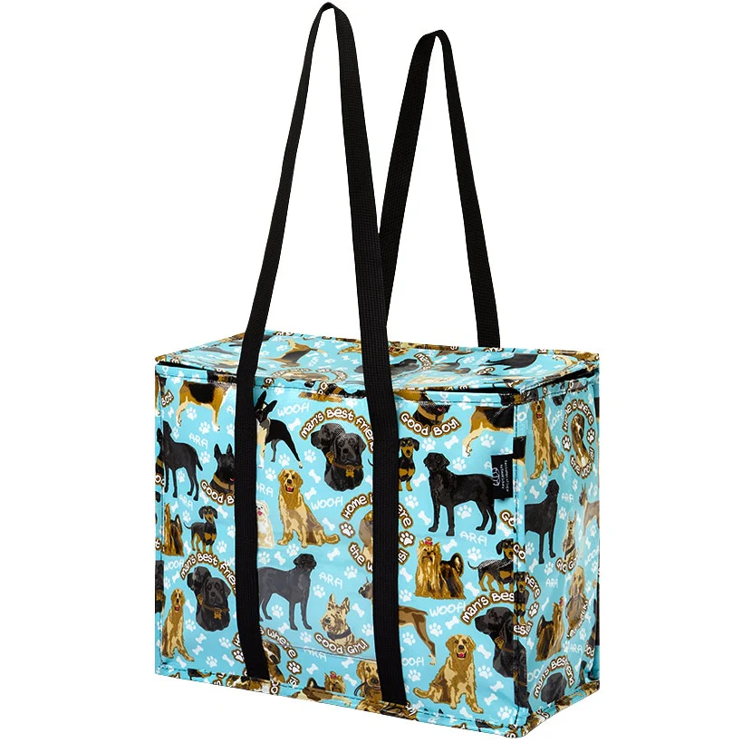 Two Lumps of Sugar Insulated Shopping Bag Foldable Reusable Cooler Tote - Image 6