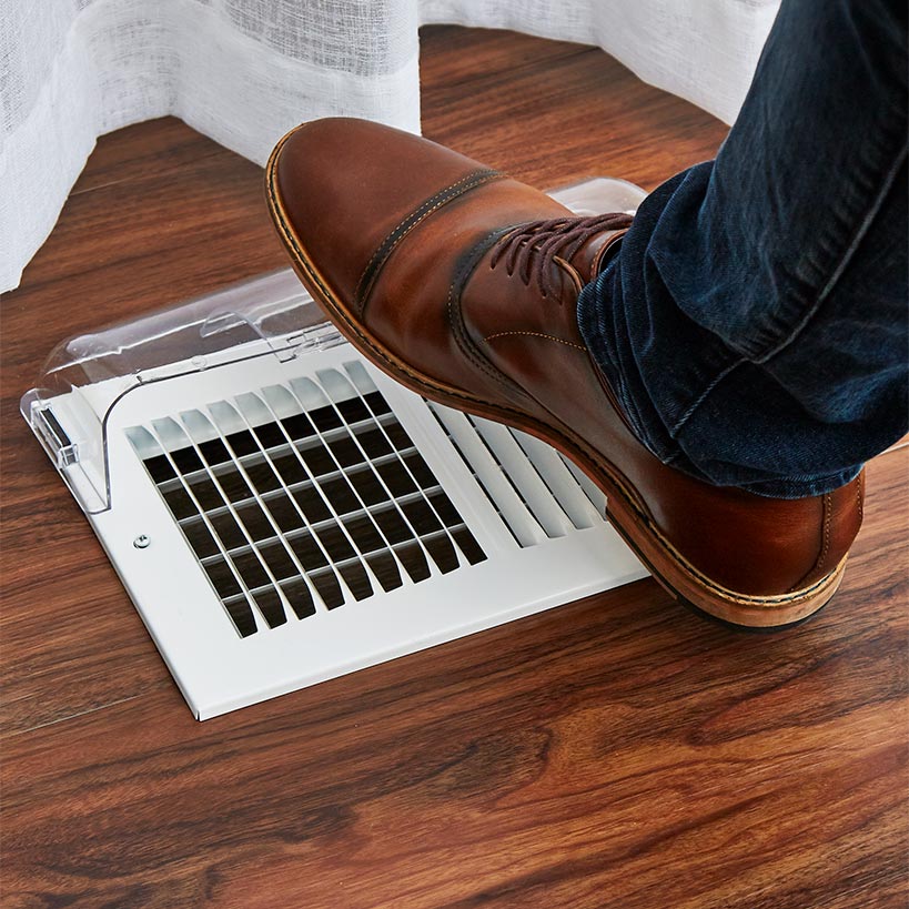 Unbreakable Plastic Floor Heat/Air Deflector Extends 10" to 14 1/2" - Image 4