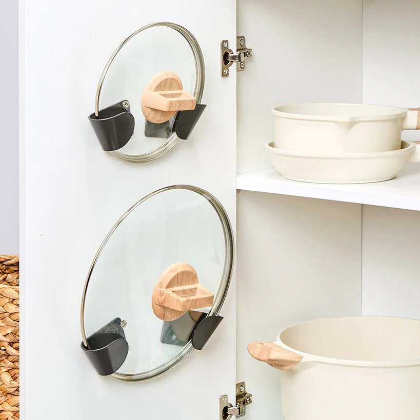 Universal Adjustable Pot Lid Cabinet Organizer - Set of 2 - Image 2