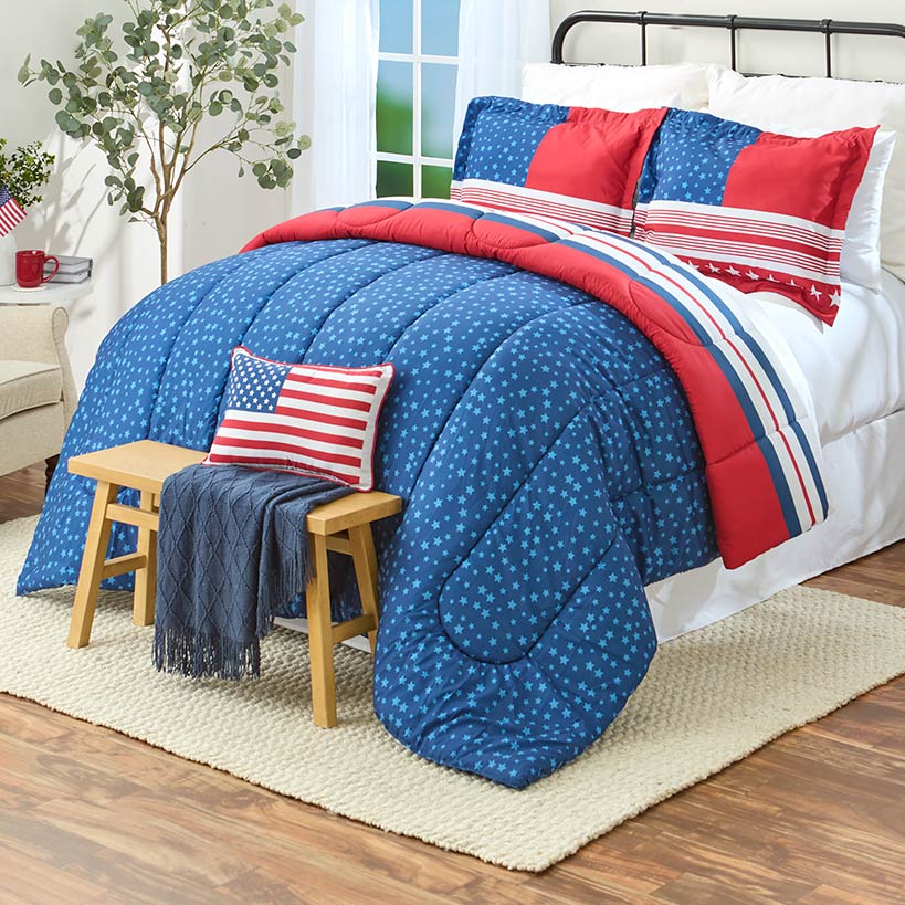 USA Striped Accent Pillow - Image 5