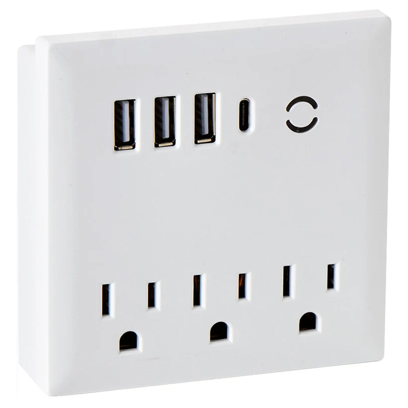 USB And Outlet Adapter With Phone Holder - Ultimate Charging Hub - Image 3