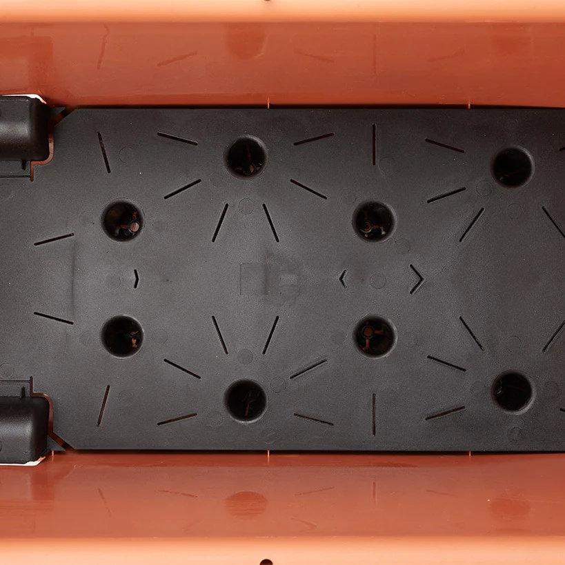 Vegetable Planter With Wheels And Trellis - 58 Inch Self Watering - Image 4
