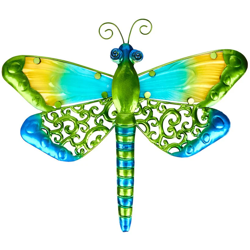 Vibrant Butterfly Or Dragonfly Garden Wall Hanging - Image 5