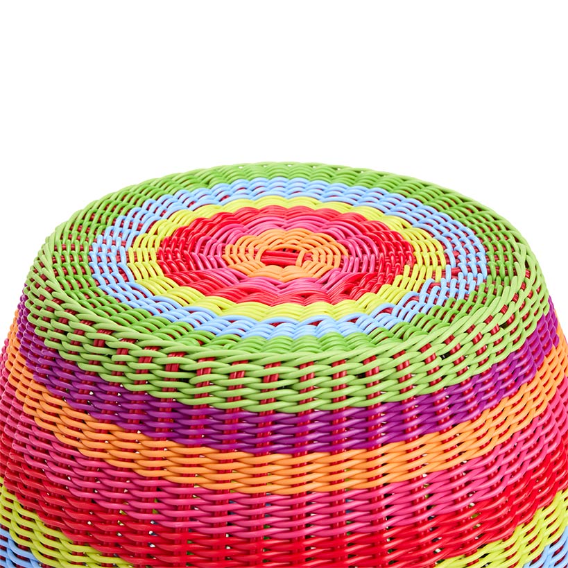 Vibrant Rattan End Table - Image 2