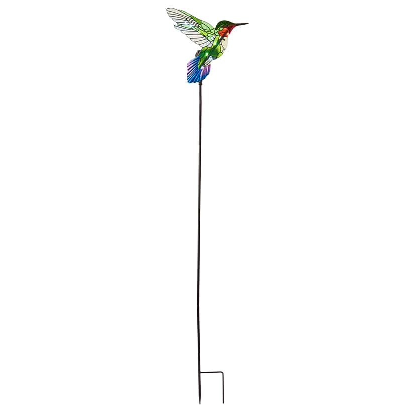 Vibrant Solar Glass Garden Stake - Image 4