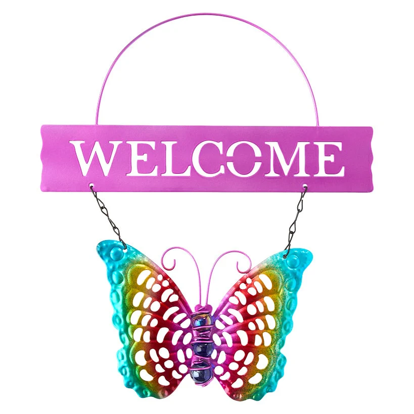 Vibrant Spring Welcome Sign Metal Wall Decor - Image 5