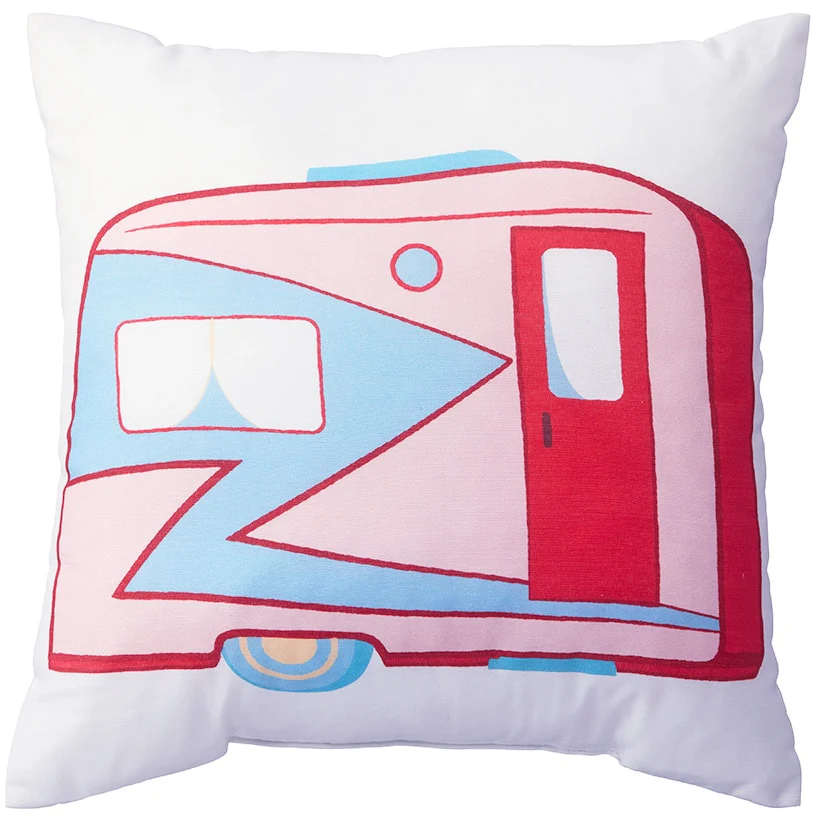 Vintage Camper Reversible Quilt, Sham, or Accent Pillow - Image 10