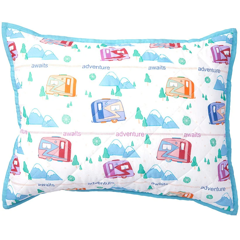 Vintage Camper Reversible Quilt, Sham, or Accent Pillow - Image 9