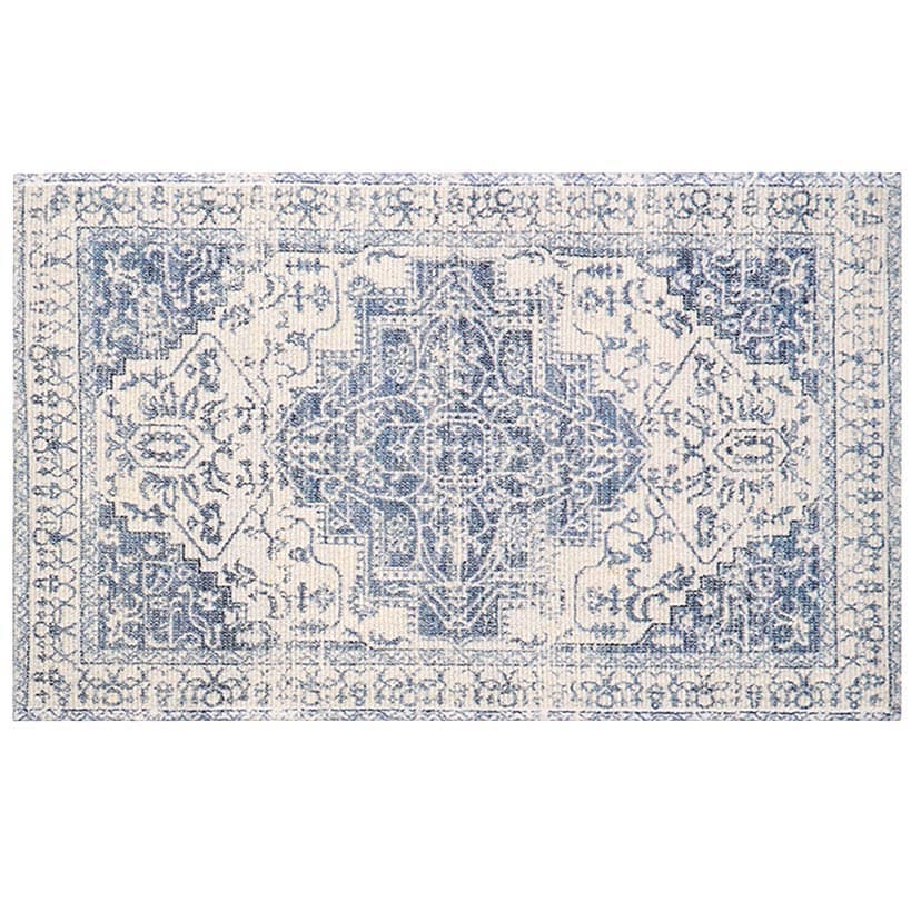 Vintage Medallion Washable Area Rug Accent Rug or Runner Rug - Image 2