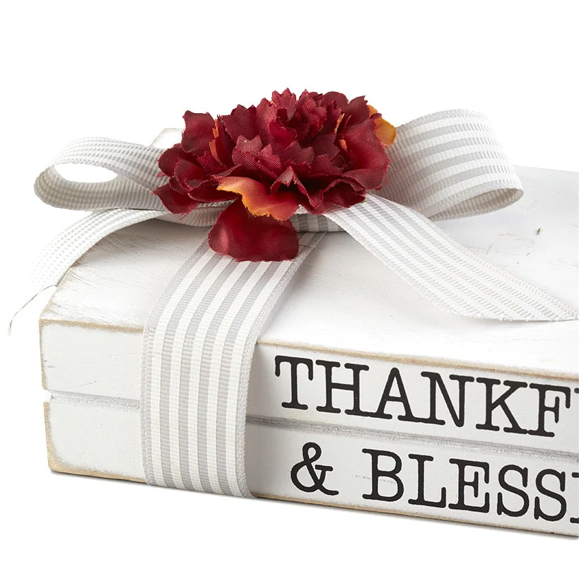 Set of 2 Vintage Book Decor Accents - Image 2