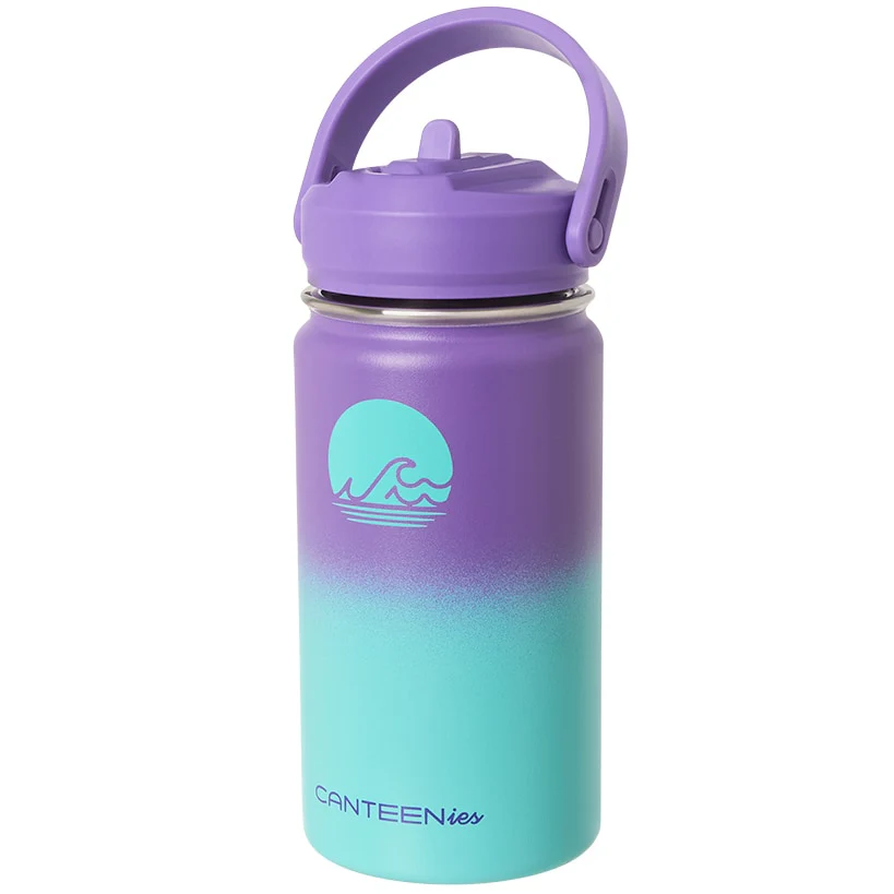 Water Bottle with Hair Scrunchie and Stickers Matching Gift Set - Image 2