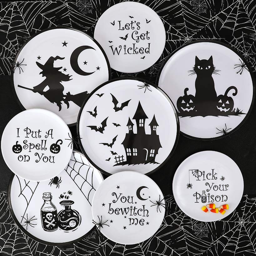 Whimsical Halloween Charger Plates- Set of 4 - Image 4