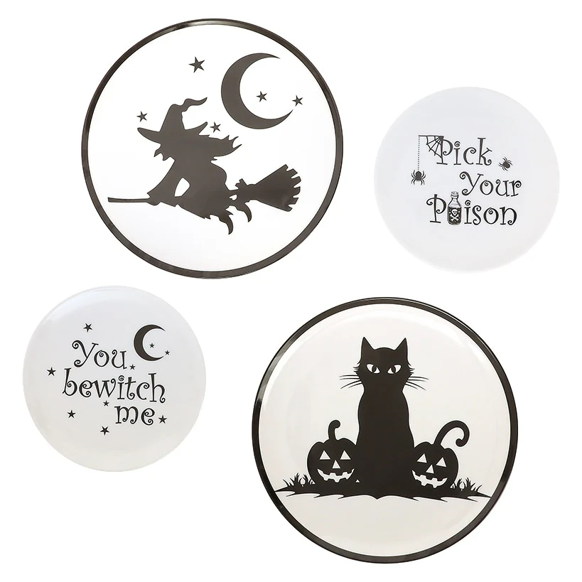 Whimsical Halloween Salad Plates-Set of 4 - Image 3