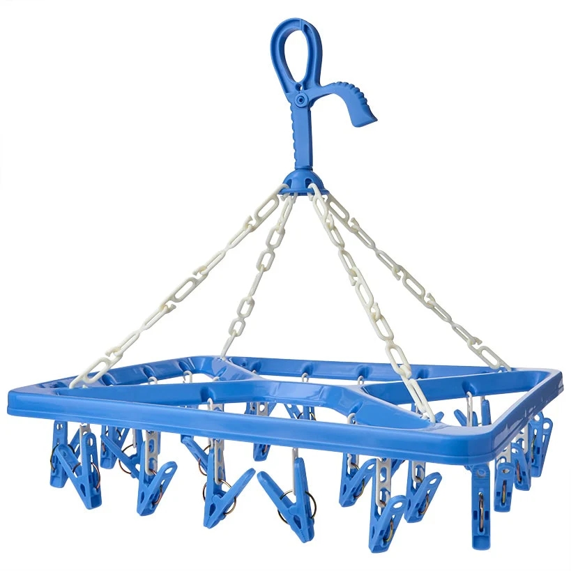 Whitmor Clip and Drip Laundry Drying Rack Hanger - with 26 Clips - Image 2