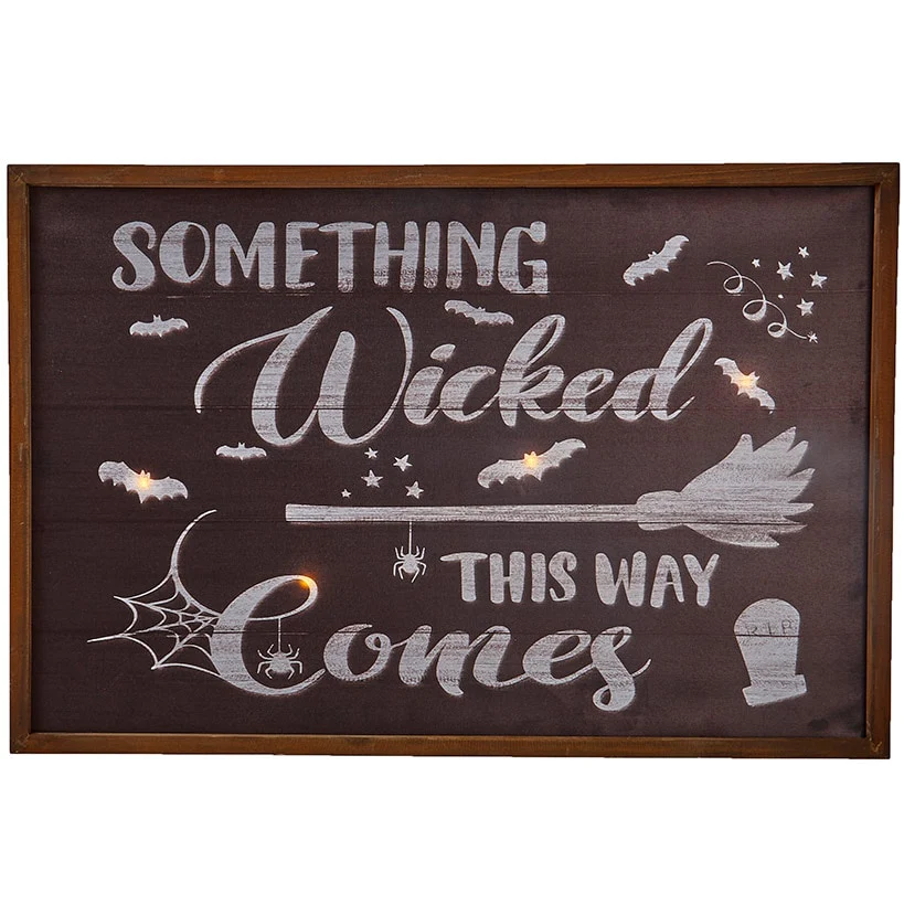 Wicked Halloween Lighted Canvas Decor - Image 3