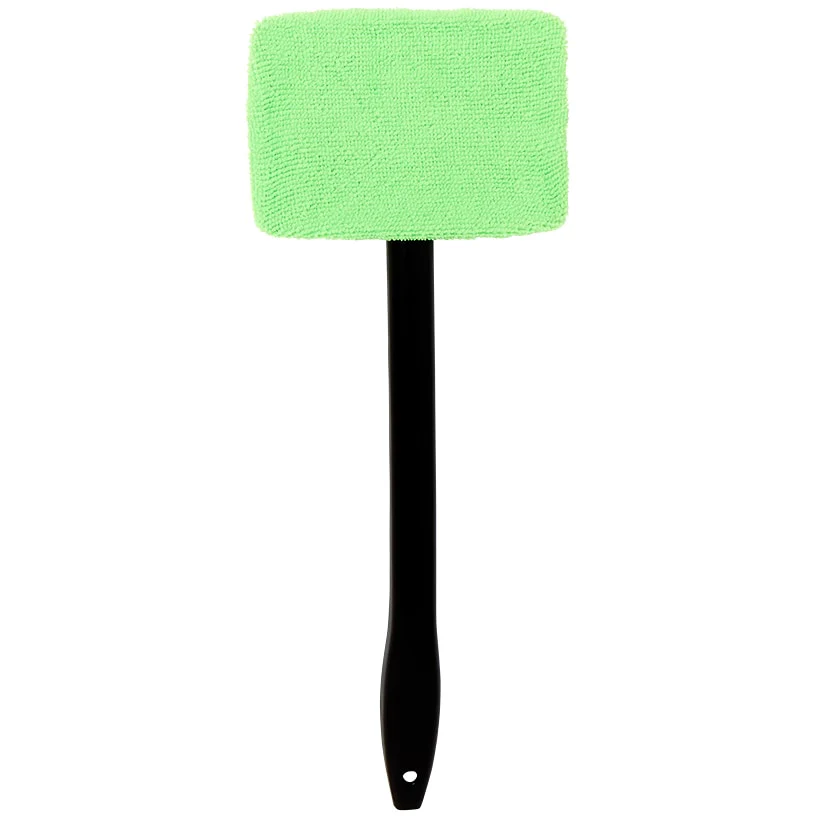 Windshield Cleaning Tool Wand With Microfiber Pad Ergonomic Handle - Image 2
