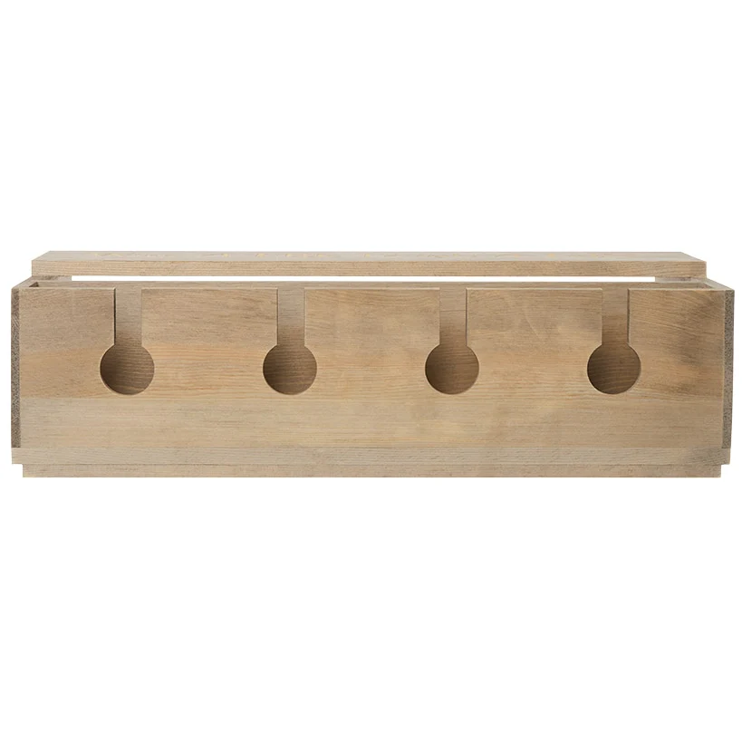 Wine Rack with Wine Glass Storage, Wall-Mounted - Image 3