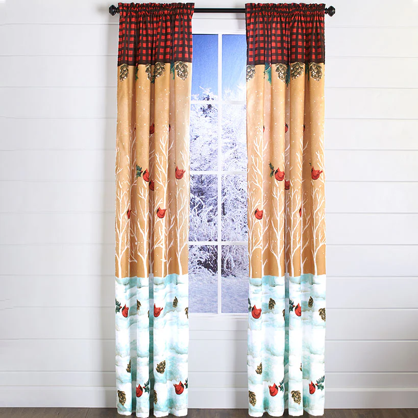 Winter Forest Scene Window Panel - Image 3