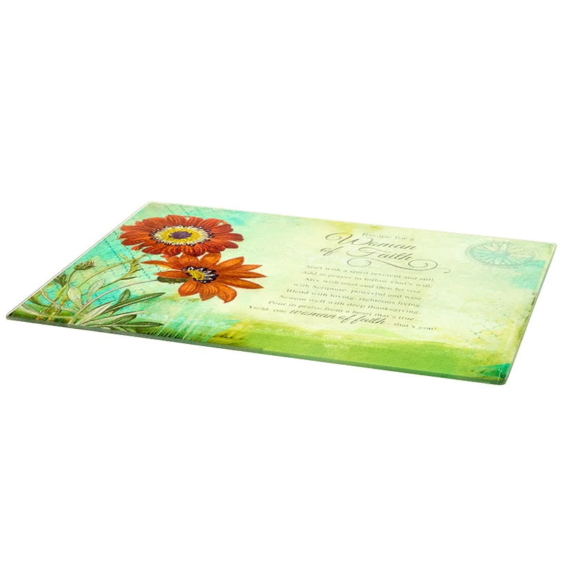 Woman of Faith Religious Kitchen Gifts - Utensil Crock or Cutting Board - Image 2