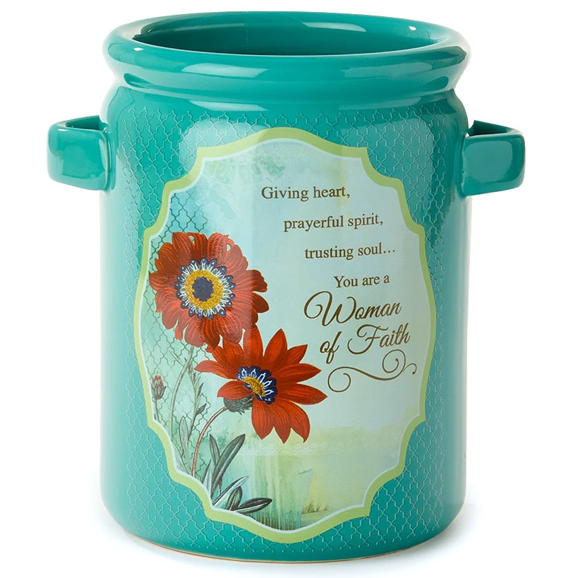 Woman of Faith Religious Kitchen Gifts - Utensil Crock or Cutting Board - Image 5