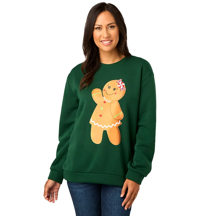 Women's Crew Neck Christmas Sweatshirt - Image 7