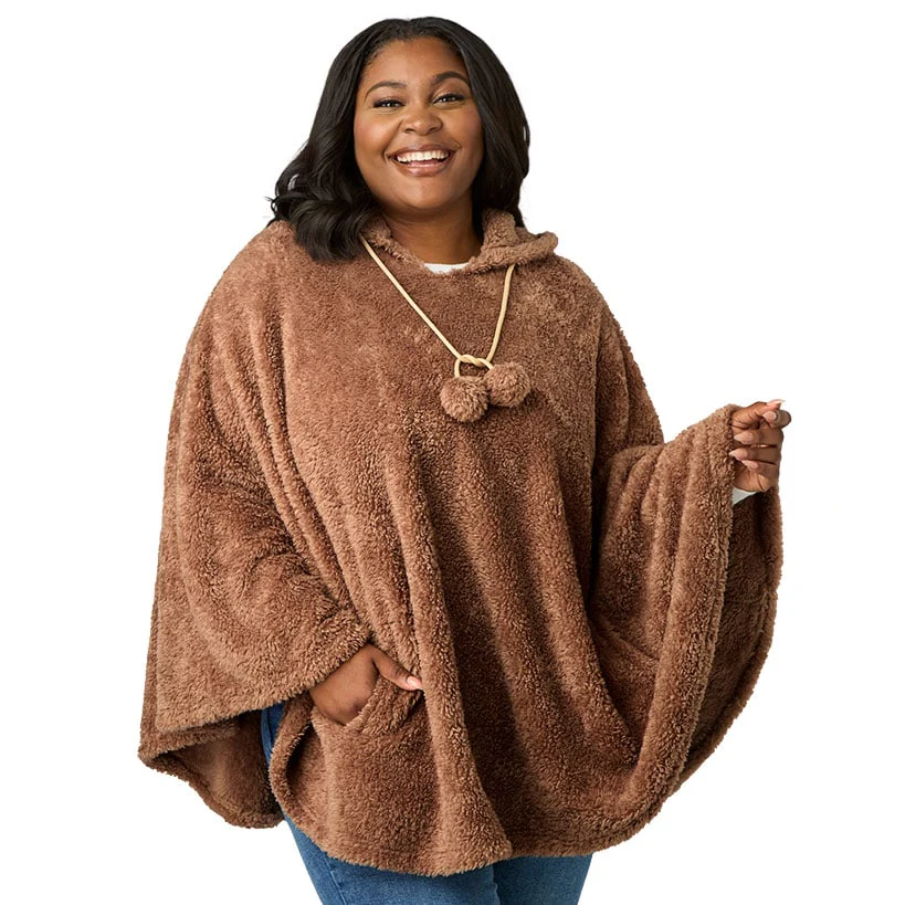 Women's Comfy Cozy Weekend Poncho - Image 6