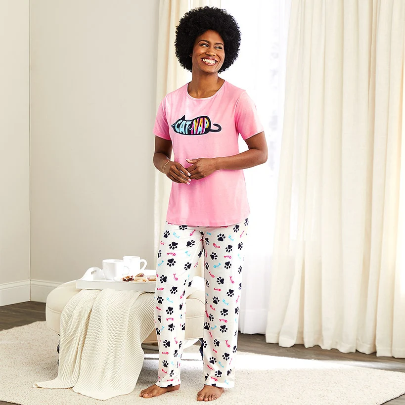 Women's Dog or Cat Pajama Set - Image 6
