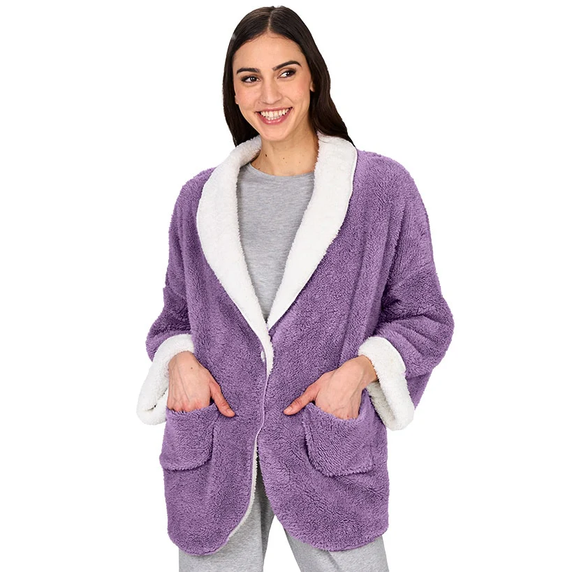 Women's Fleece Reversible Jacket - Image 11