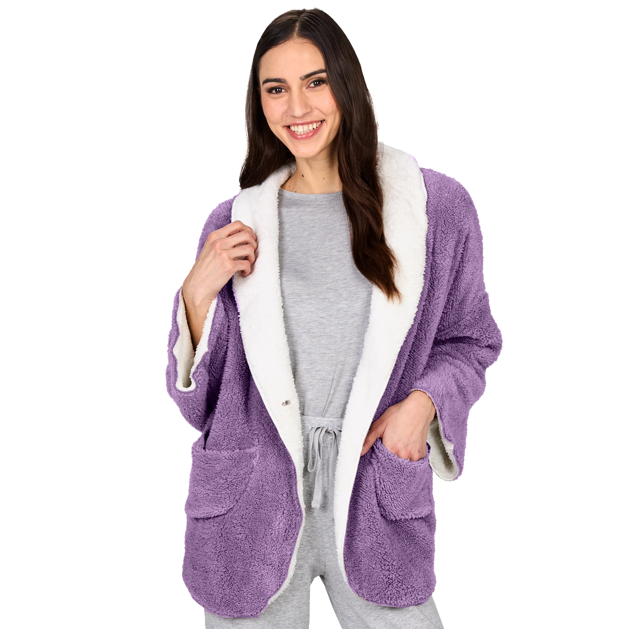 Women's Fleece Reversible Jacket - Image 13