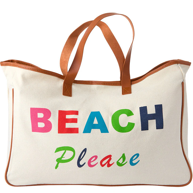 Women's Large Canvas Beach Tote Bag - Image 6
