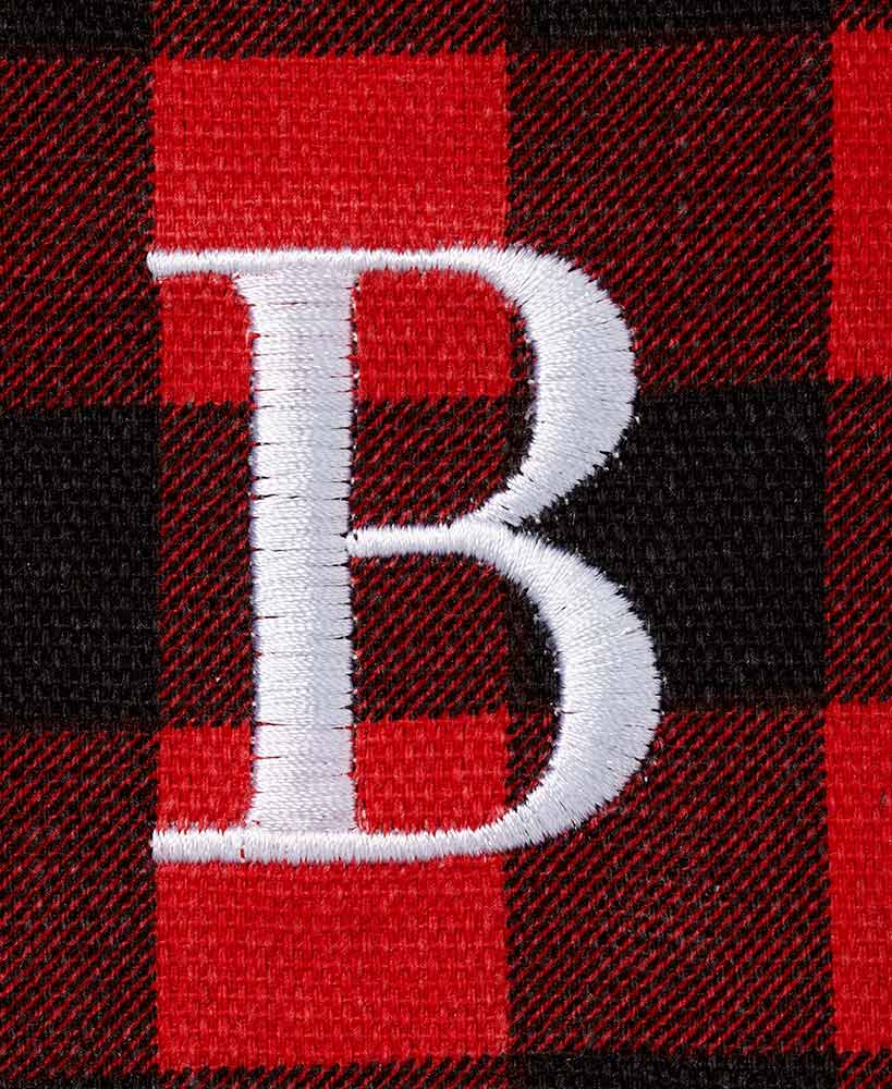 Women's Monogram Red Buffalo Plaid Tote Bag with Matching Purse Set - Image 3