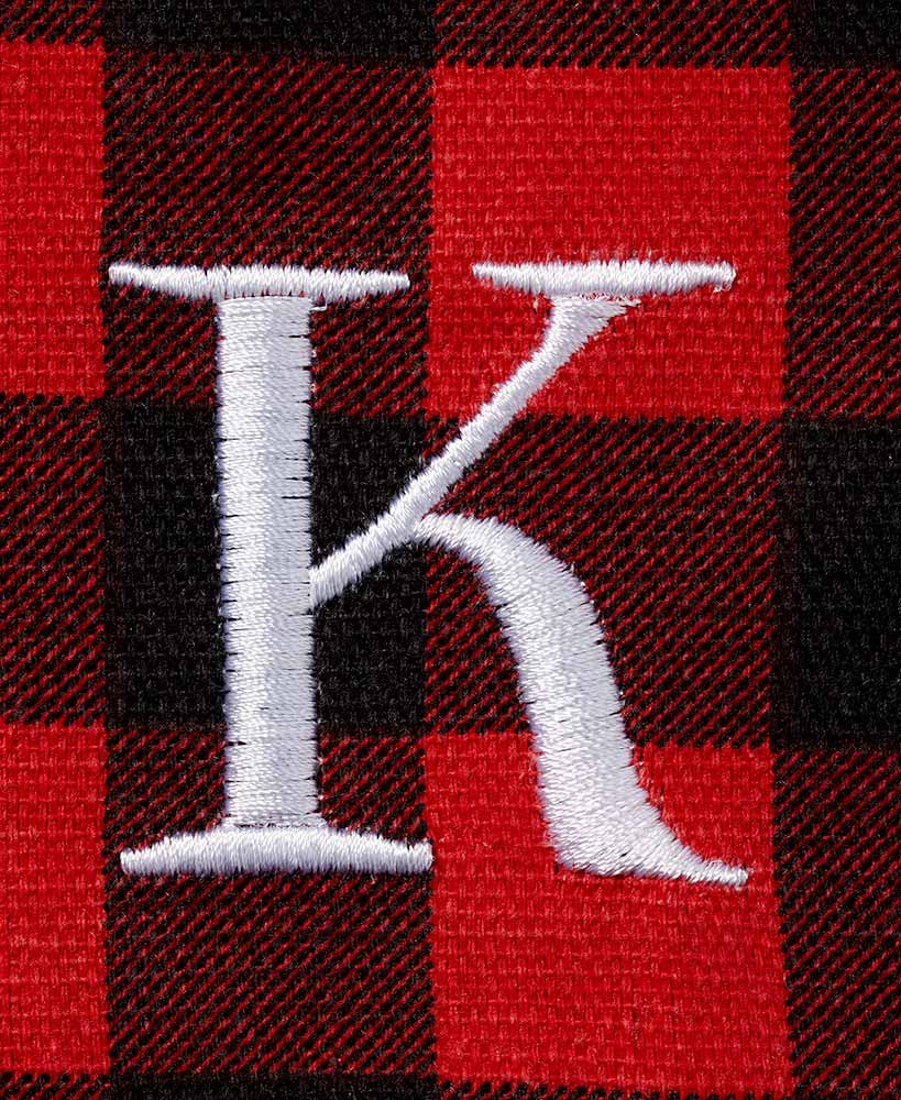 Women's Monogram Red Buffalo Plaid Tote Bag with Matching Purse Set - Image 7