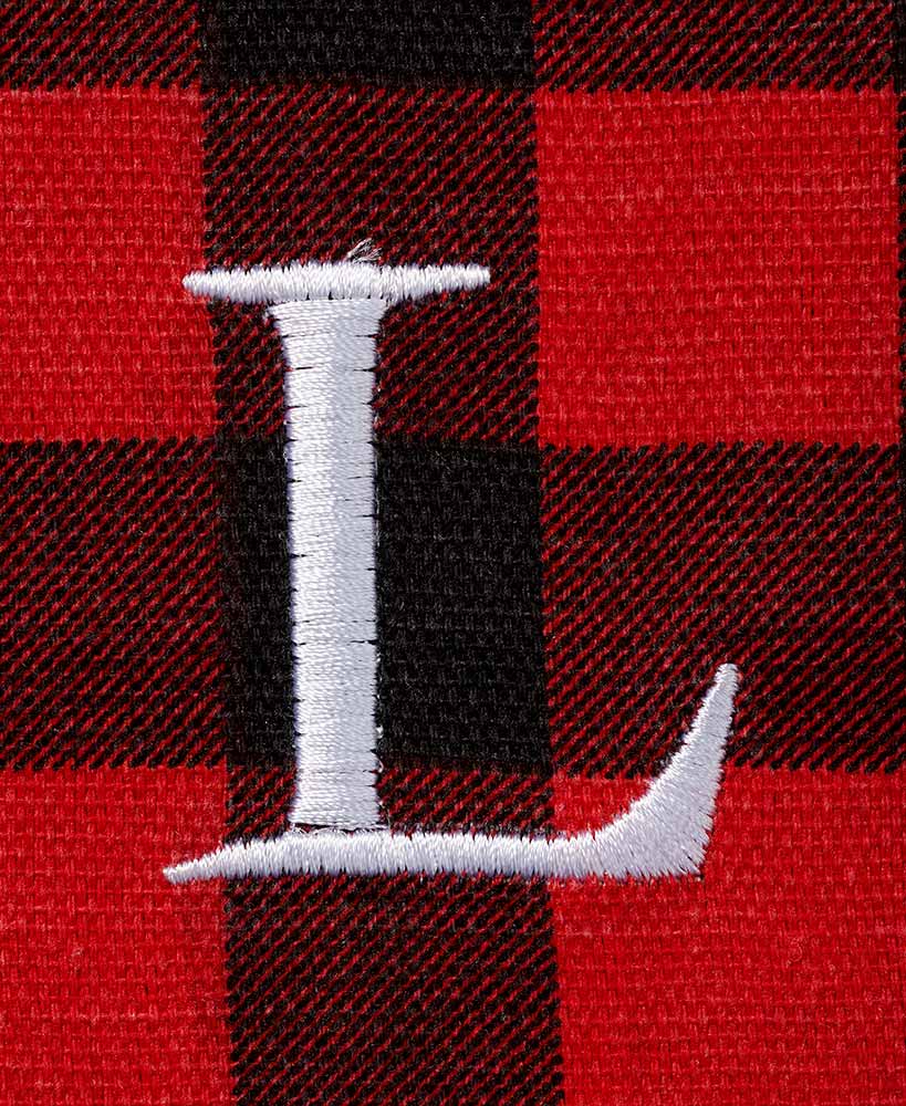 Women's Monogram Red Buffalo Plaid Tote Bag with Matching Purse Set - Image 8
