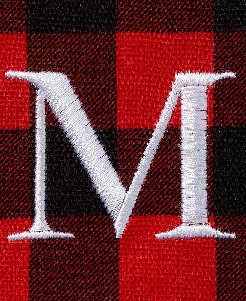 Women's Monogram Red Buffalo Plaid Tote Bag with Matching Purse Set - Image 9