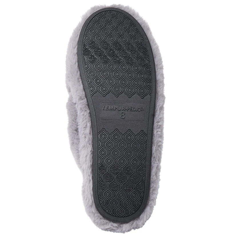 Women's Tempur-Pedic® Sloann Faux Fur Slippers - Image 2