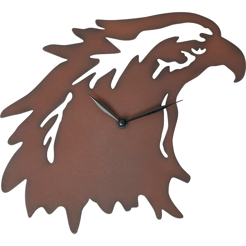 Woodland Clock Animal Silhouette Moose Bear of Eagle - Image 7