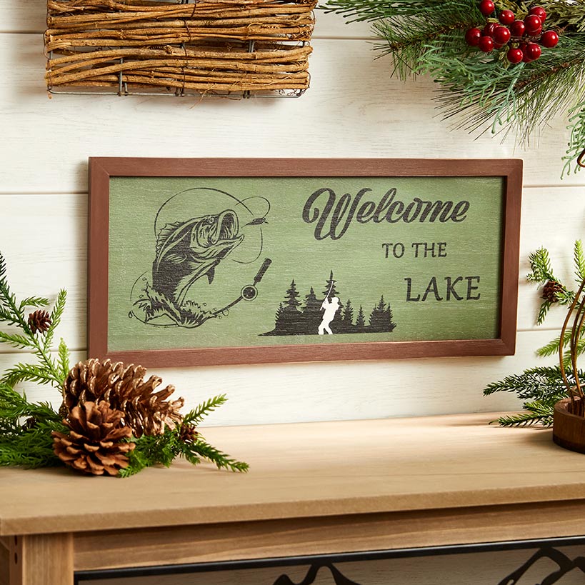 Woodland Welcome Sign Wall Art - Cabin, Lake or Woods - Image 5